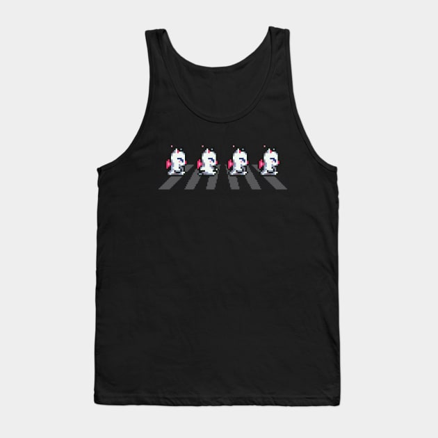 Final Fantasy: Moogles Crossing Tank Top by inotyler